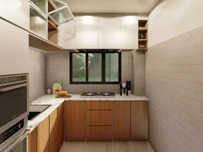 Modern Kitchen Design 3D model