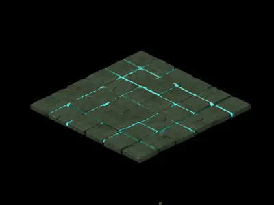 Game Underground Palace - Ground Palace Ground 01 3D model
