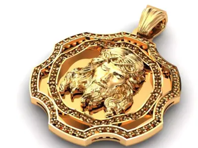 JESUS PENDANT CHARM -DIJE DE JESUS 3D print model