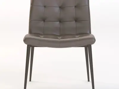 Design Depot Bontempi Casa Kuga Steel Leg Chair 3D model