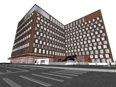 Urban Beacon Office Building 3D model