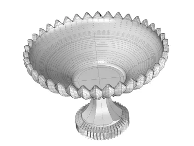 glassware decore plate  3D print model