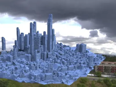 City of the Future Modern 3D model
