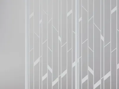 Wall partition Low-poly 3D model