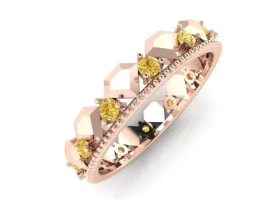 ring diamond 3D print model