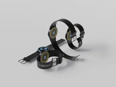 Professional Smartphone Watch - 3D Model Low-poly 3D model