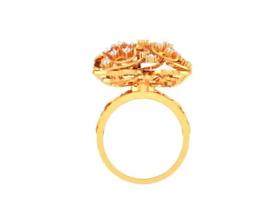 DIAMOND RING 3D print model 20