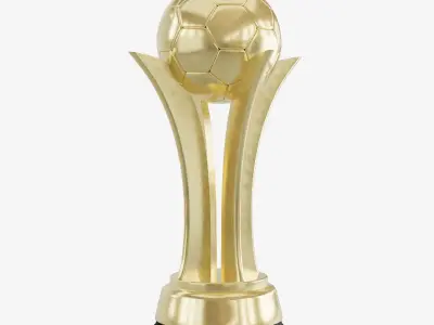 Golden Football Cup 3D model
