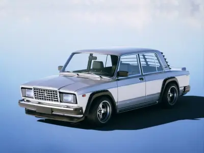 VAZ 2107 Tuned 2004 3D model