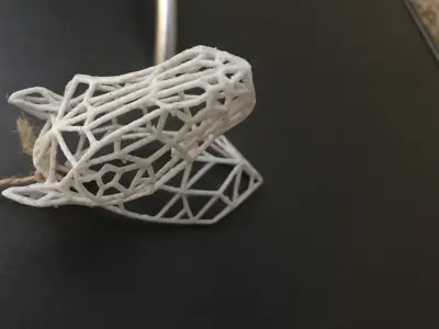 printready WireframeHorse Wall decoration Artwork 3D print model