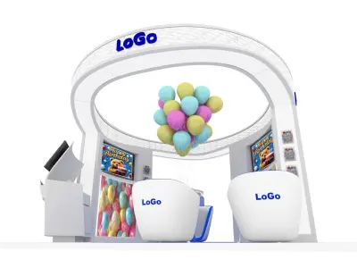 Birthday Booth 3D model