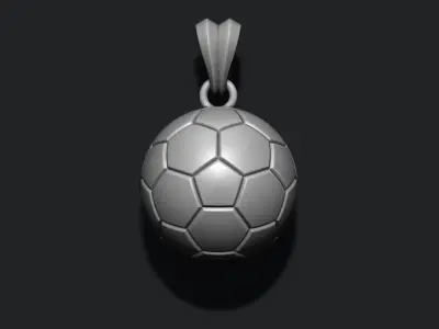 Football ball pendant 3d 3D print model