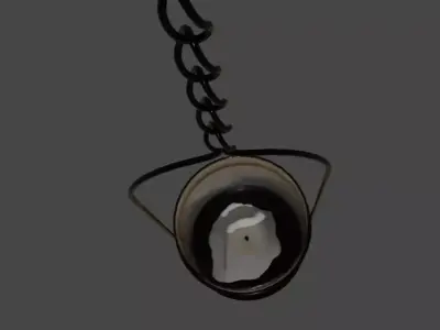 Plain Lantern Free 3D model