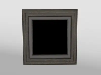 Square Frame Low-poly 3D model