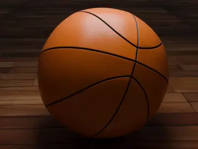 Basketball Balls 3D Model 3D model