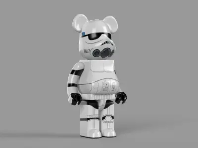 Bearbrick Star Wars Stormtrooper  3D model