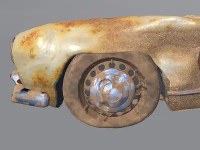 wreck car 3 3D model