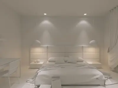 BED ROOM Free low-poly 3D model
