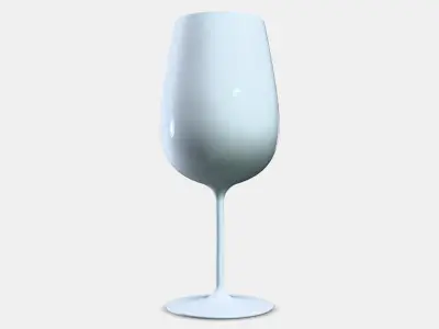 STORSINT Red wine glass Low-poly 3D model