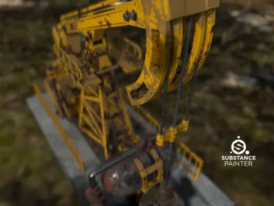 Rusty Oil Well 3D model