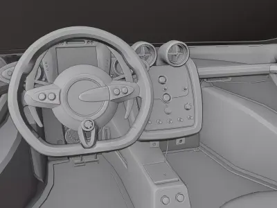 Pagani Zonda Revo Barchetta 3D print model