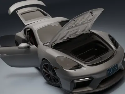 Porsche 718 Cayman Gt4 Rs 3D model