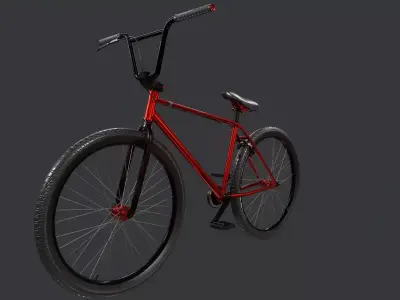 Bicycle BPR LowPoly Low-poly 3D model