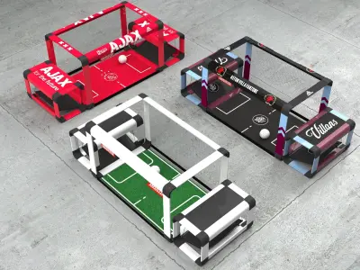 Subsoccer Football 7 Bench 3D model