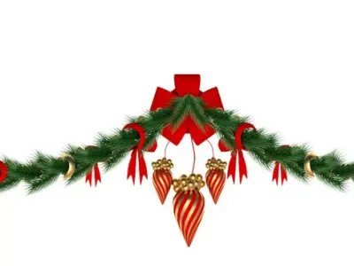 Christmas Wreath collection 3D model
