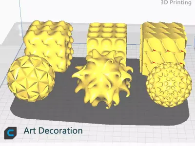Art Decoration 3D Model Collection