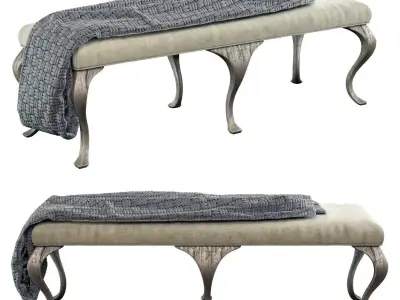 Campania Bench 370-508 3D model