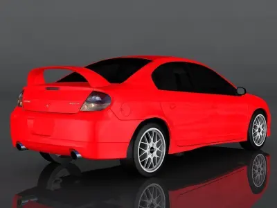 Dodge Neon SRT4 Low-poly 3D model