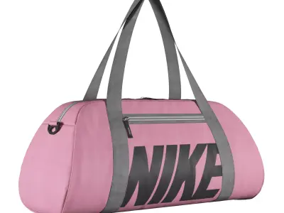 Nike Gym Club Training Duffel Bag Black 3D model