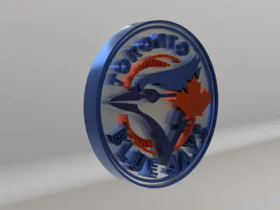 MLB Toronto BlueJays V1 Team Logo 3D model