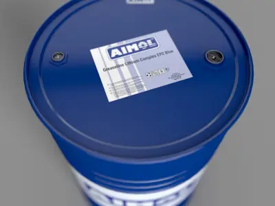 Realistic Aimol Barrel 3D Model Low-poly 3D model