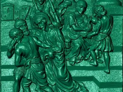 The crucifixion of Jesus Christ- Part 1 3D print model