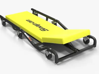 Car Creeper Yellow JCW65R Low-poly 3D model