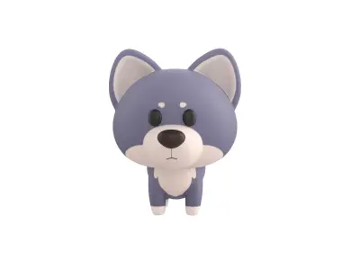 Character289 Wolf 3D model