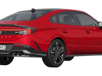 Hyundai Sonata N-Line 2024 3D model