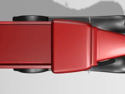 Model B pickup 1932 Low-poly 3D model