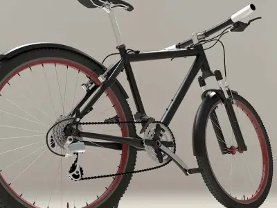 Bicycle mountain bike 3D model