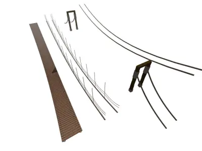 BRIDGE Rope Bridge 3D print model