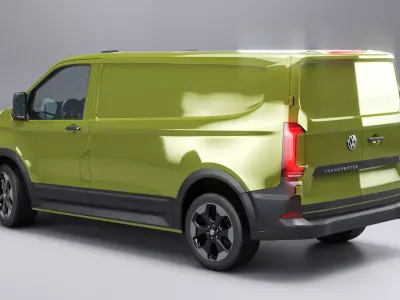 Volkswagen Transporter T7 PanAmericana 2025-2026 PBR 3 LODs Low-poly 3D model