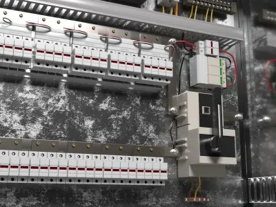 Electric Panel board 3D model