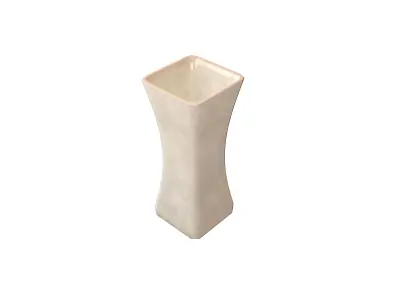 Rectangular Vase v1 002 Low-poly 3D model