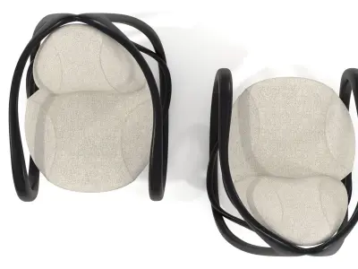 Rocking armchair Move-Dw-LFab 3D model