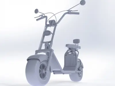 Urban Electric Scooter 3D model
