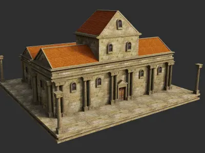 Ancient home 3D model