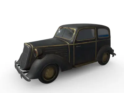 1932car old car 3D model