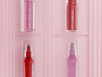 Cosmetic Lip Essentials Set Collection 3D model